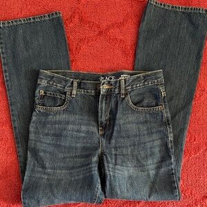 The Children's Place Boys Dark Wash Bootcut Jeans